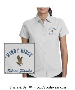 Ladies button up shirt Design Zoom